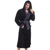 Robe Inner Wish Masculino com Capuz em Plush Absorvente Robe Inner Wish Masculino com Capuz em Plush Absorvente
