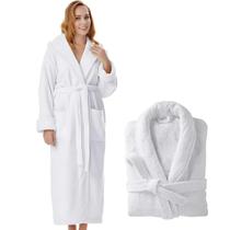 ROBE KAHAF COLLECTION Roupão de Algodão Terry Branco Unissex