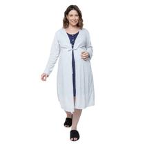 Robe Linda Gestante Avulso de Manga Longa para Levar na Maternidade Robe Linda Gestante Avulso de Manga Longa para Levar na Maternidade