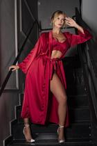 Robe longo em cetim sofiticado Robe longo em cetim sofiticado