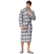 Robe Masculino Xadrez Transpassado 10.01.070 Robe Masculino Xadrez Transpassado 10.01.070