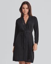 Robe nayane rb 01 0002 manga c/renda Robe nayane rb 01 0002 manga c/renda