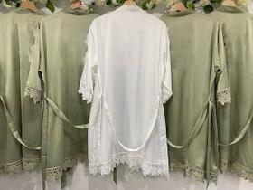 Robe NOIVA Robe 100 poliester para seu makingoff