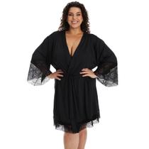 Robe Plus Size Confortável em Microfibra Luxo Estilo Sedutor - DRP301