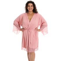 Robe Plus Size Confortável em Microfibra Luxo Estilo Sedutor - DRP301