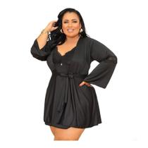 Robe Plus Size- Feminino - Luxo