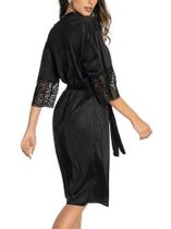 Robe Roupão Nupcial DeMillus 31005 Robe Roupão Nupcial DeMillus 31005