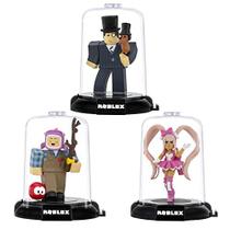 Roblox Action Collection - 15th Anniversary Domez Collectible Royale High: Dear Dollie, MeepCity: Fisherman, Adopt Me!: Sir Woofington 3-Pack Inclui 3 itens virtuais exclusivos