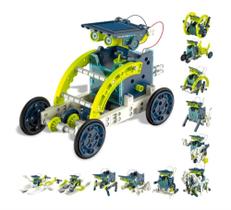 Robô 12 Em 1 Energia Solar Kit Robótica Educacional - Zx Robô 12 Em 1 Energia Solar Kit Robótica Educacional - Zx
