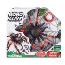 Robô Alive Aranha Gigante com Slime Imita Teia
