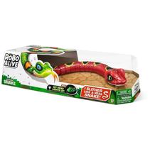 Robô Alive Cobra Vermelha com Movimento Candide 1121