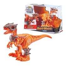 Robô Alive Dino Wars Raptor Lança Dardos Candide 1125
