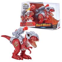 Robô Alive Dino Wars T-Rex Lança Dardos Candide 1124