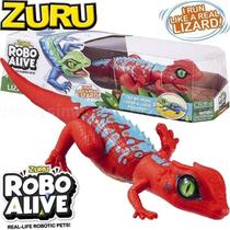 Robo Alive Lagarto Eletronico Vermelho 1120