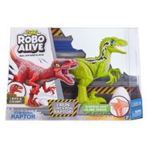 Robo Alive Rampaging Raptor Verde 1119