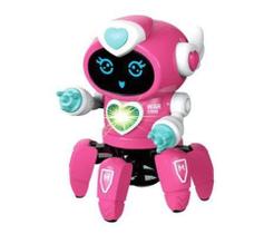 Robô Aranha Rosa Infantil Com Som e Luzes Dançarina Envio Imediato ! - Toy King