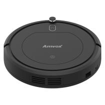 Robô aspirador amvox 3 funções asp018 bivolt preto Robô aspirador amvox 3 funções asp018 bivolt preto