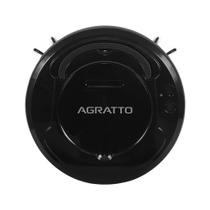 Robô Aspirador de Pó Agratto Praticci Varre Aspira e Passa Pano Carregamento USB Bivolt
