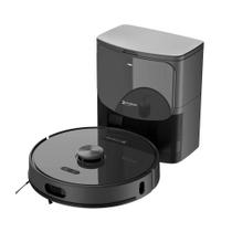 Robô Aspirador de Pó e Passa Pano KABUM! smart K1100, Mapeamento, MOP rotativo, Autolimpante, até 10000PA, APP, 127V, Cor Inox- KSAR110010CZ