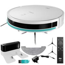 Robô Aspirador de Pó Inteligente Wap Robot W1000 Com Mapeamento Passa Pano Sensor Antiqueda Robô Aspirador de Pó Inteligente Wap Robot W1000 Com Mapeamento Passa Pano Sensor Antiqueda