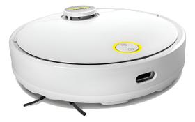 Robô Aspirador de Pó Kärcher RCV 3 com Mapeamento Inteligente Aspira + Passa Pano Controle via Aplicativo Autonomia de 120 min