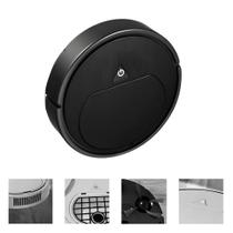 Robô Aspirador de Pó Preto Inteligente Recarregável 8,5w USB