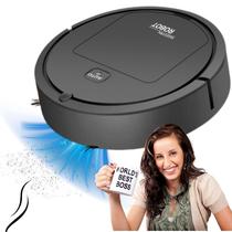 Robô Aspirador de Pó Smart Varre AspiraLimpeza Automatizada Varredor