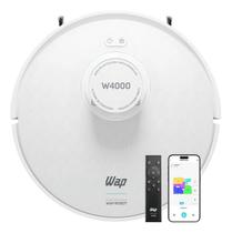 Robô Aspirador de Pó WAP ROBOT W4000 127V - Estação Autolimpante, Mapeamento LDS 360, Passa Pano