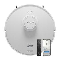 Robô Aspirador de Pó WAP Robot W4000 48W Com Base SelfCleaning Branco e Turquesa 110V