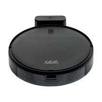Robô Aspirador e Passa Pano KABUM! smart 100 - 5 Modos de Limpeza, Sensor Anti-Queda, Base de Carregamento - Bivolt - Preto - KBSF007