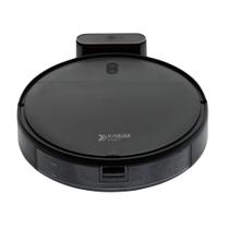 Robô Aspirador e Passa Pano KABUM! smart 100 - 5 Modos de Limpeza, Sensor Anti-Queda, Carregamento Automático, Aplicativo, Bivolt, Preto - KBSF007 Robô Aspirador e Passa Pano KABUM! smart 100 - 5 Modos de Limpeza, Sensor Anti-Queda, Carregamento Automático, Aplicativo, Bivolt, Preto - KBSF007