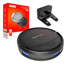 Robô Aspirador Inteligente Recarga Automática 400ml Bivolt Cor Preto Robô Aspirador Inteligente Recarga Automática 400ml Bivolt Cor Preto