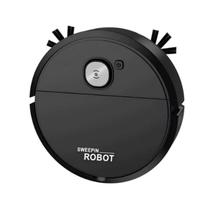 Robô Aspirador Recarregável Sweepin S617 Automático e Silencioso Preto