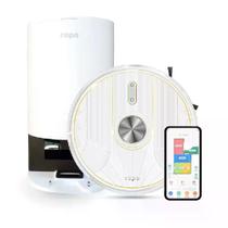 Robô Aspirador Ropo Glass 5 Pro Branco Robô Aspirador Ropo Glass 5 Pro Branco