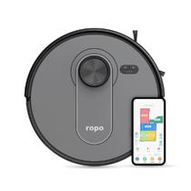 Robô Aspirador Ropo Vision Aspira e passa pano, alto poder de sucção, bivolt, conexão com Alexa.