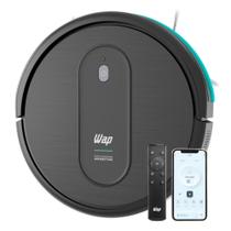 Robô Aspirador WAP Robot W400 C/ Controle Varre Passa Pano