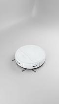 Robô Aspirador Wi-Fi 3 em 1 Autônomo Branco Robô Aspirador Wi-Fi 3 em 1 Autônomo Branco