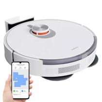 Robô Aspirador Xiaomi S20 Plus App Wifi conecta com alexa Mapeamento Inteligente 6000 pA assistente de voz 5200mAh