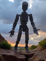 Robo Brinquedo Dummy 13 Kit Montagem Boneco Articulado 14 cm DESMONTADO