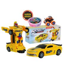 Robo Camaro Luzes Som Presente Infantil Jeep Massinha Slime Carro Carrinho Menino Criança