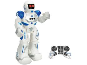 Robô de Brinquedo com Controle Remoto - Emite Som e Luz Smart Bot Xtrem Bots Fun