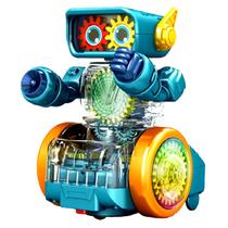 Robô de Brinquedo ET Wall Infantil Baby Eletrônico com Movimentos Luzes Músicas Verde