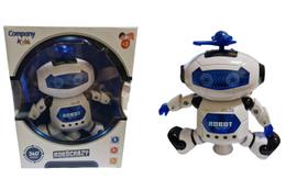 Robô de brinquedo infantil com luzes movimento e som Robô de brinquedo infantil com luzes movimento e som
