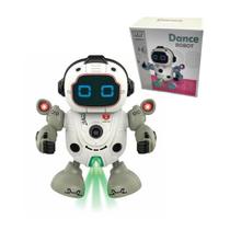 Robô de Brinquedo Inteligente Com Luzes Toca Várias Musicas - LZCL