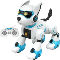 Robô de Brinquedo Interativo para Cães e Crianças - Programável com Controle de Voz e Sensor de Toque