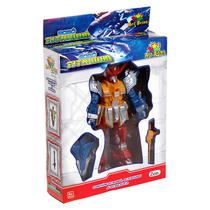 Robo de Brinquedo Robo Titanium da Galaxia Com LED e Acessórios 19 CM