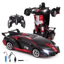 Robô de Carro KULARIWORLD com Controle Remoto - Transformação 1:18 para Crianças