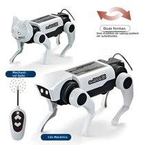 Robô De Controle Remoto Filhote De Cachorro Gato 2 Em 1 DIY Montagem Mecânica RC Animal Brinquedo