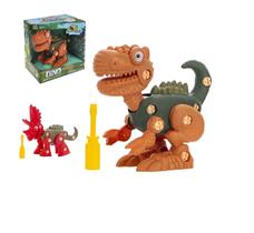 Robô Dino Dinossauro Monta e Desmonta C/ Chave de Fenda