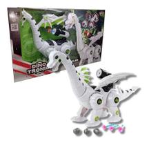 Robô Dinossauro Dragão DinoTronic Som, Movimento, Bota Ovos, Lança Dardos, Sopro Vapor - Toyng